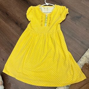 Matilda Jane yellow polka dot dress